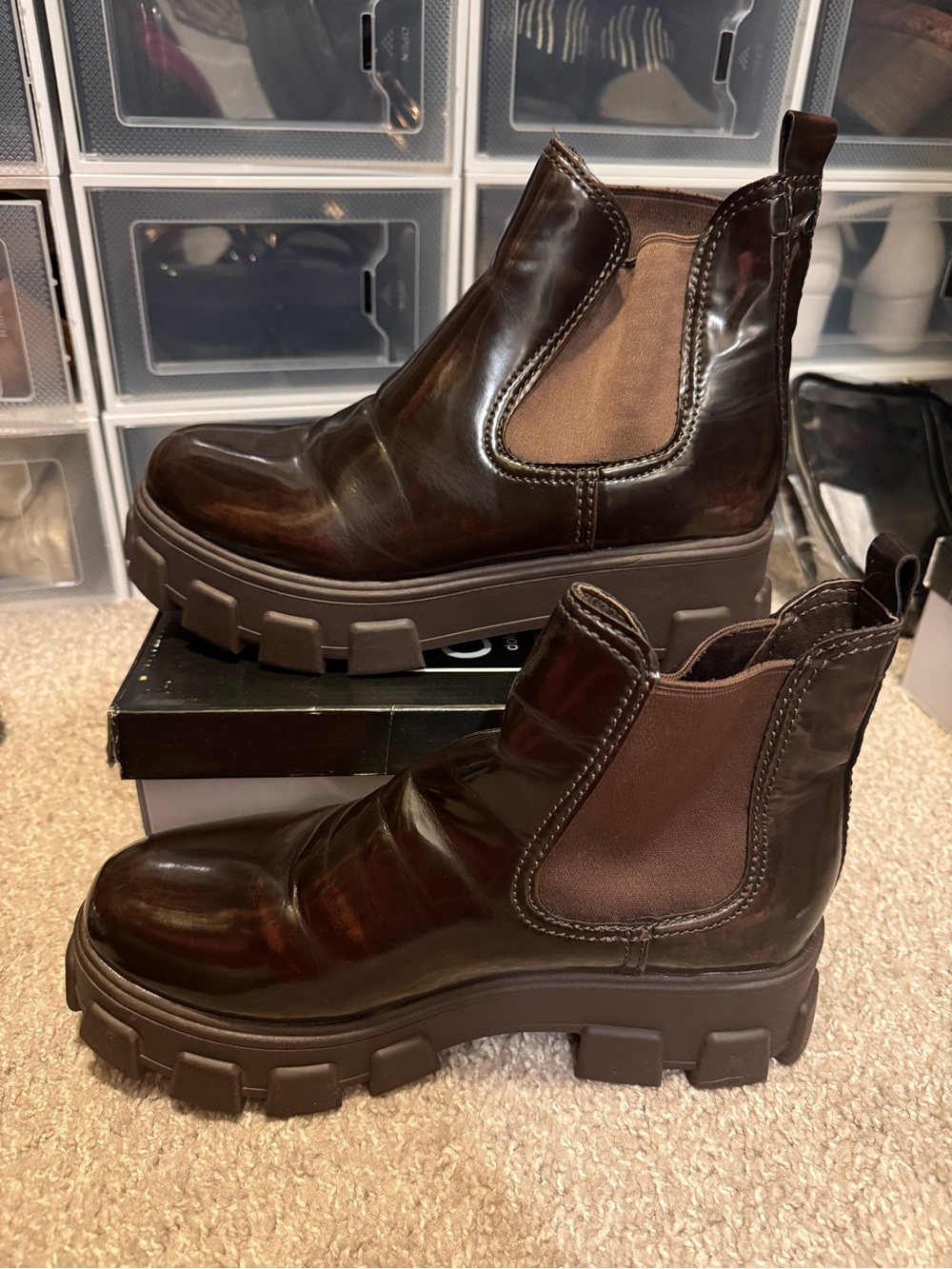Circus NY By Sam Edelman Darielle Treaded Chelsea Boot - Picture 5 of 6